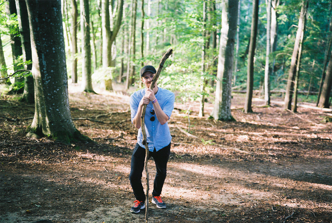 Staffan in the forest